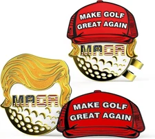 Funny Golf Ball Marker Magnetic Hat Clip for Putting Green | Cool Golf Accessori