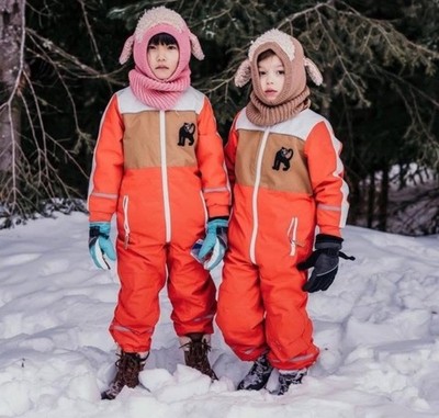 MINI RODINI Racing Overalls One-Piece Snowsuit $289