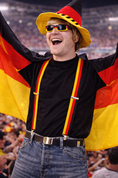 "HosenträGer \"Fan\" Deutschland Germany FußBall Wm Em Schwarz-Rot-Gold 124427013F"-image