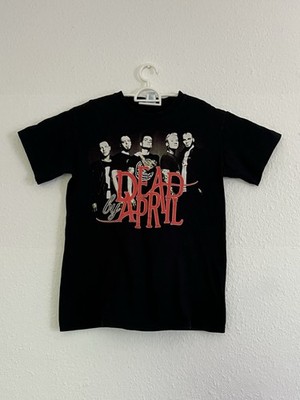 Dead By April T-Shirt Tour Merch 2012 Shirt Schwarz Größe M