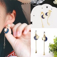 Star  Moon Earrings