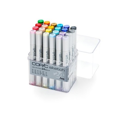 Too Copic Sketch Comic Illustration 24-Color Set Illustration Markers Markers Pe