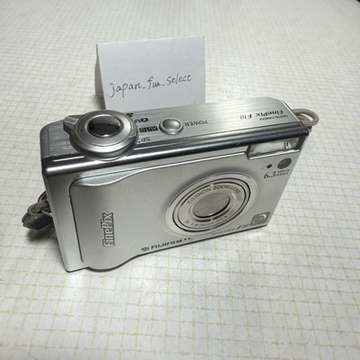 FUJIFILM FinePix F10 Silver Digital Camera 6.3MP 3x Zoom Super CCD HR Exc+++