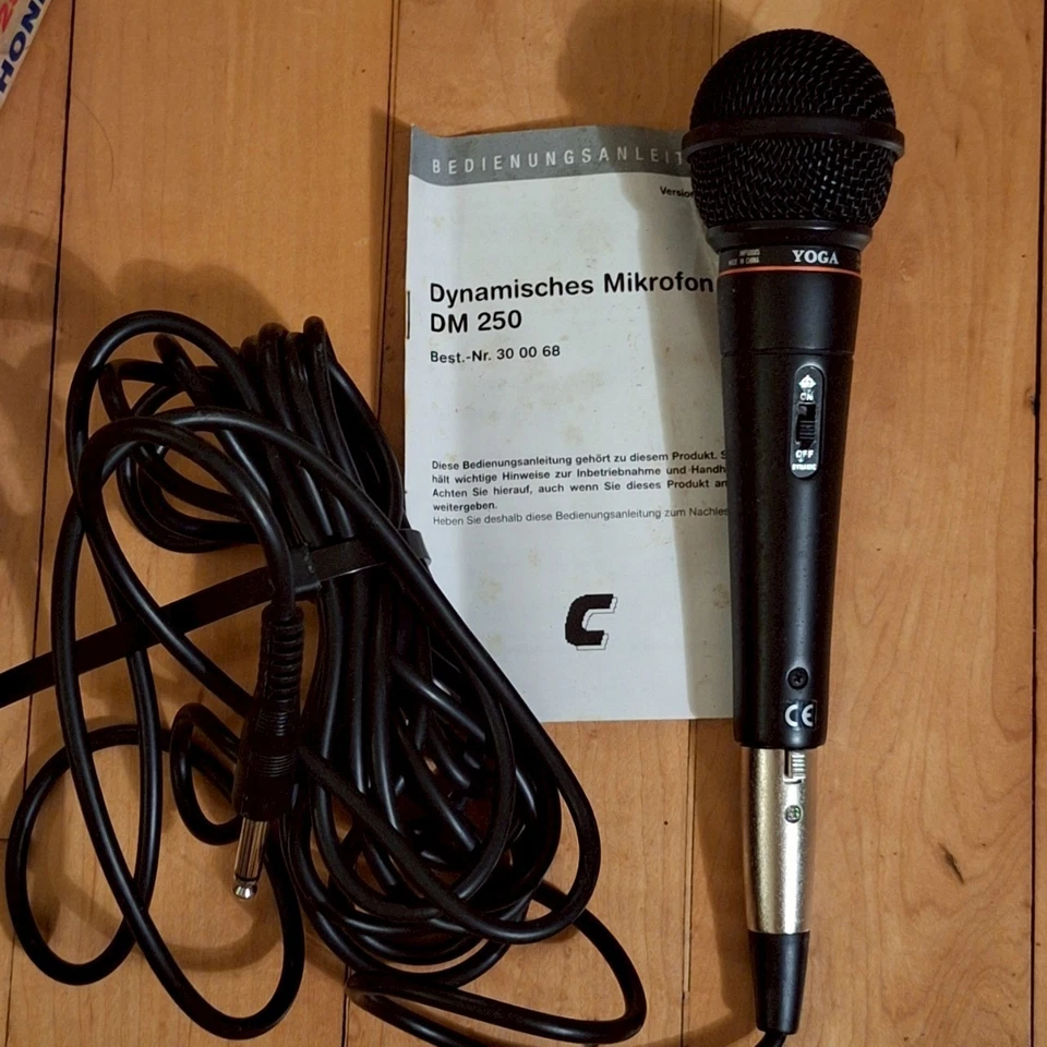 Yoga DM250 Dynamisches Handmikrofon mit XLR/Klinke & Schalter - Bild 2 von 4