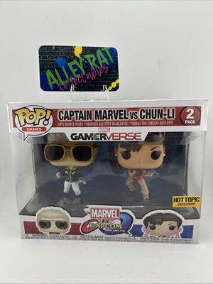 Funko Pop! Vinyl: Marvel vs Capcom - 2 Pack- Captain Marvel vs Chun-Li