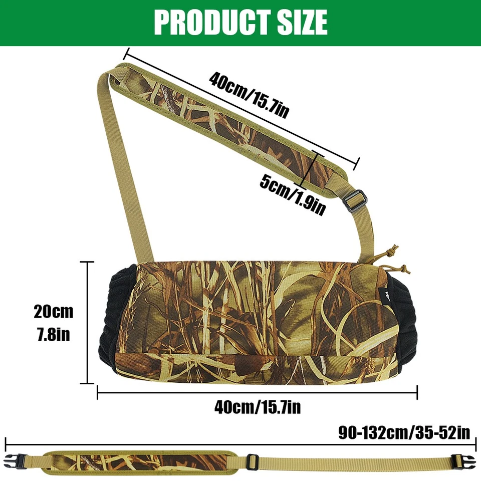 Tactical Hand Warmer Muff Vest Drop Pouch for Winter Outdoor Hunting Football - Image 2 of 4