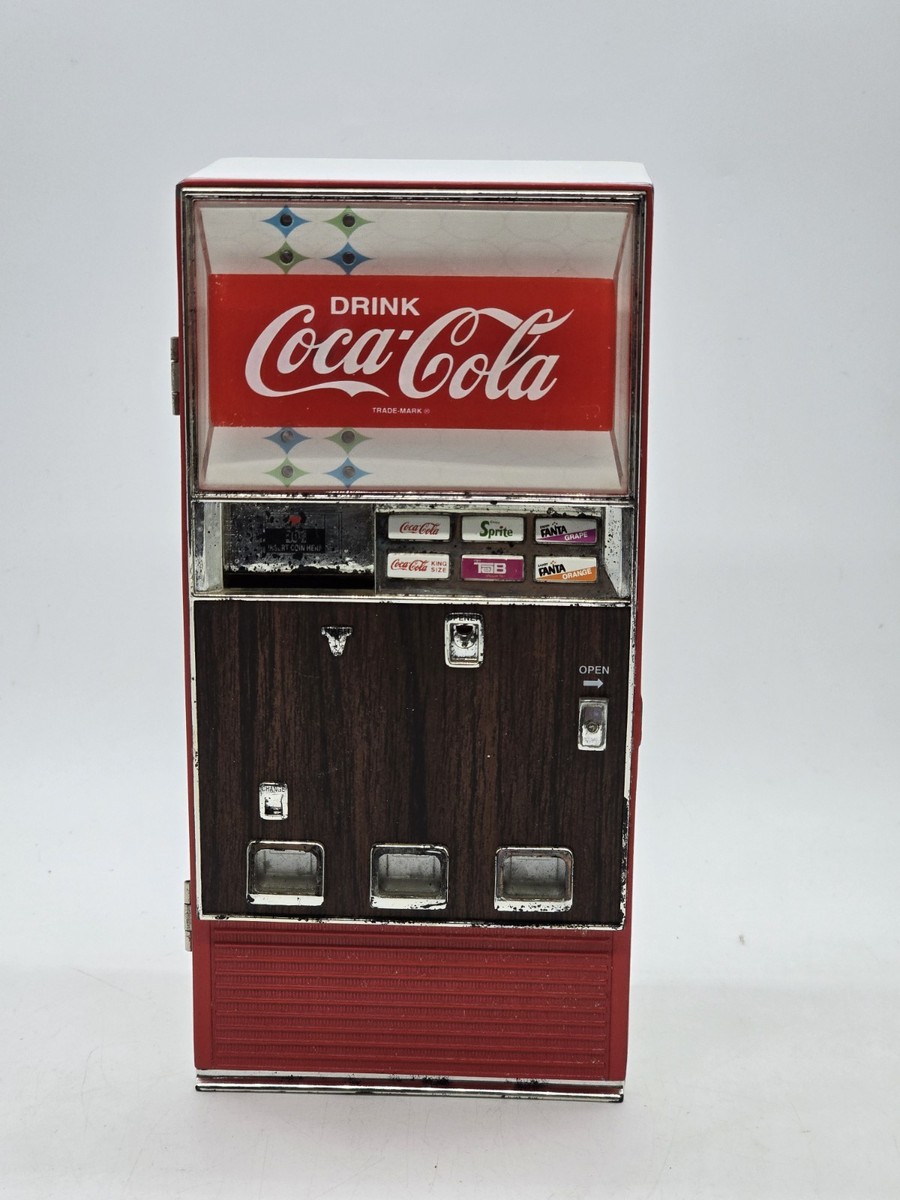 Vintage Coca Cola Coke Vending Pop Machine Bank READ | eBay