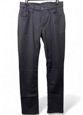 US Urban Star NWT Pants Stretch Relaxed Fit Straight Leg Dark Gray Size 32x34