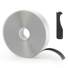 Butyl Tape, 1/2 in x 30 ft Black Waterproof RV Sealant Tape, 1 Pack