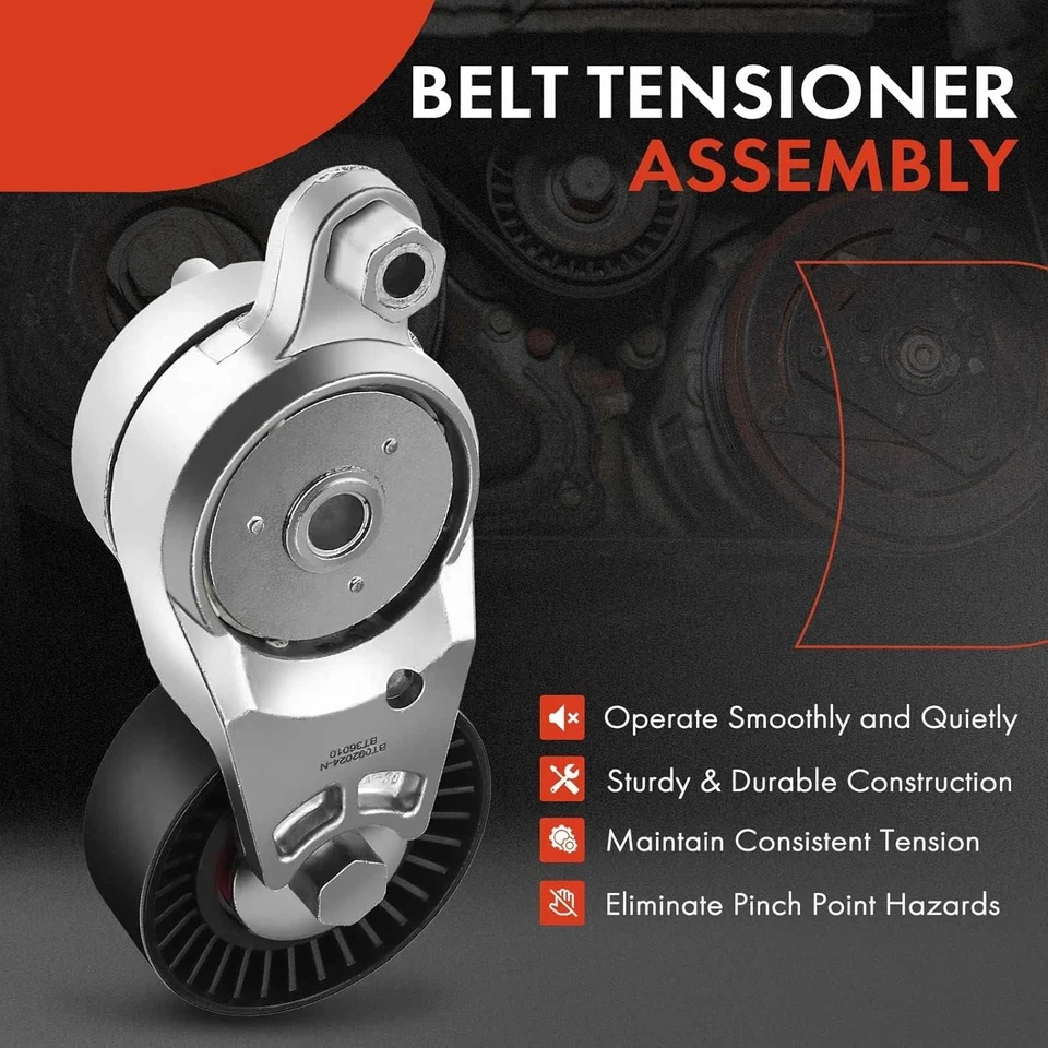 Belt Tensioner Assembly with Pulley Compatible with Camry 2012-2017, RAV4 2 - Image 2 of 4