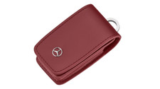Original Mercedes-Benz Schlüsseletui Rindleder und Edelstahl-Elemente rot - NEU Original Mercedes-Benz Schlüsseletui Rindleder und Edelstahl-Elemente rot - NEU
