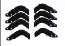 Woods Tiller Tine 4 each RH/LH Fits GT, GTO and GHT 60 Tillers