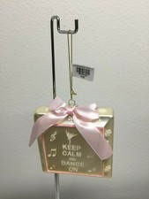 Holiday Lane Christmas Ornament Music Note Dance Ornament NEW