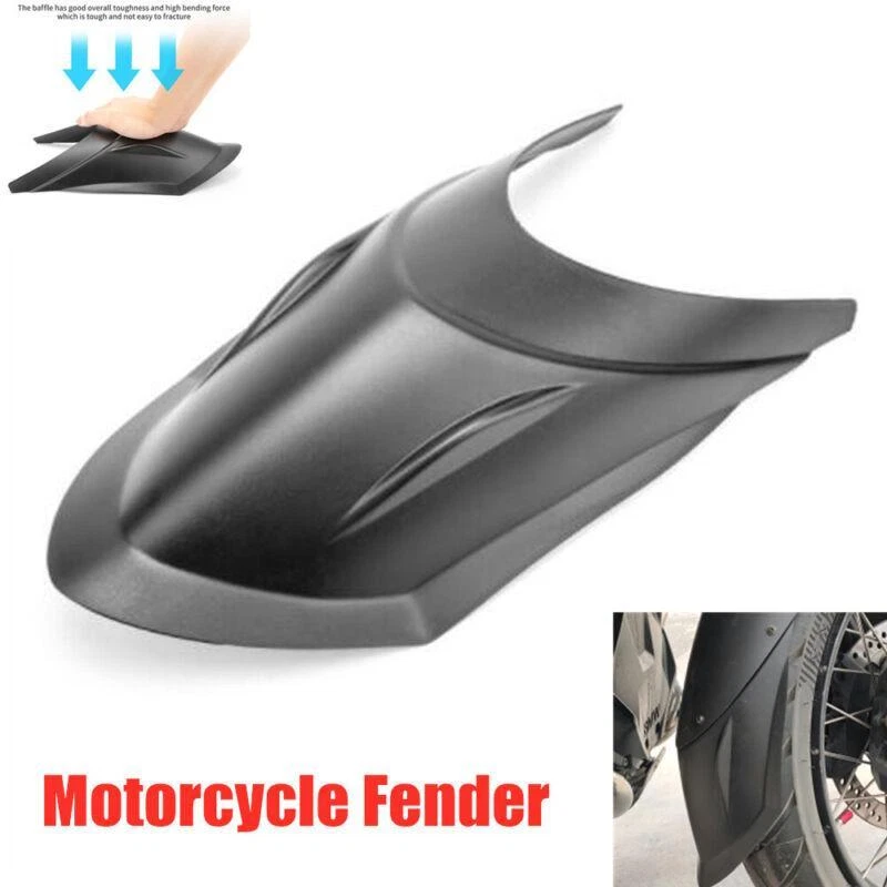 Cubierta de rueda delantera para motocicleta guardabarros protector contra salpicaduras guardabarros universal a prueba de polvo Foto 2 de 4