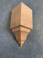 Crown Molding Corners Solid Oak Inside Blocks For 3 5/8” Transition