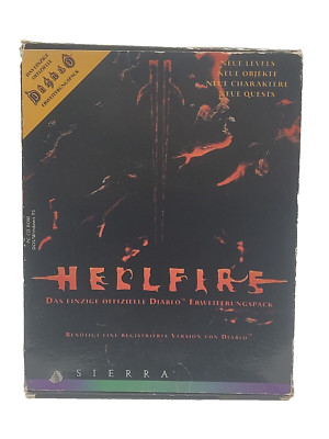 Diablo Hellfire Erweiterungspack Big Box PC CIB -guter Zustand-