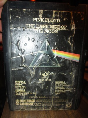 1973 PINK FLOYD Dark Side Of The Moon 8 Track Tape Capitol 8XW