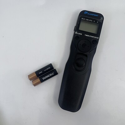 FLASHPOINT FPCRW Wave Commander Remote Shutter Release +2 AAA Duracell Batteries