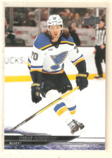Oskar Sundqvist 2024-25 Upper Deck Series 2 Base Card #403 Blues