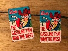 2x Vintage Gasoline Aufkleber Öl Garage Werkstatt USA V8 hot Rod Rat Look #353