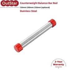 Stainless Steel Counterweight Balance Bar Rod 150mm 200mm 250mm for EQ3