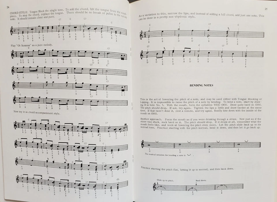 Chromatic Harmonica For Beginners Professionals Lesson Song Music Book - Image 4 of 4