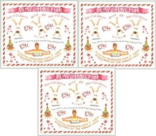 Susan Branch PLAY TIME Scrapbook Stickers 3 Sheets FUN Exercise