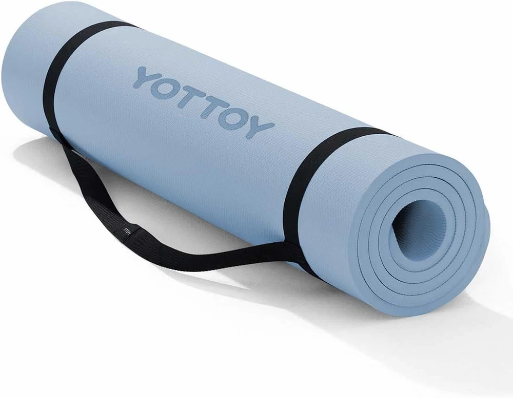 Extra Thick 1/2 Inch TPE Non-Slip Yoga Mat for Professional Workouts