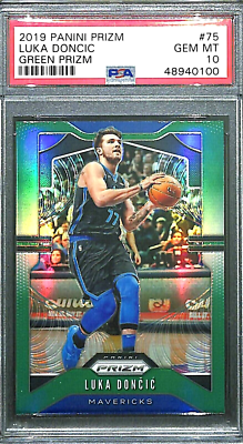 2019 Panini Prizm #75 Luka Doncic Green Prizm PSA 10 | eBay