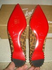 AUTH NEW WOMEN LOUBOUTIN HALL VEAU VELOURS LEOPARD BALLET/BALLERINA FLATS US 8 — photo 6