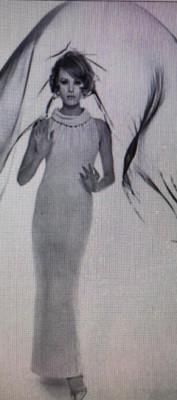 Patron De Robe Vintage Vogue Couture 1965 Par Laroche - Modèle B34 (1874), Non Découpé