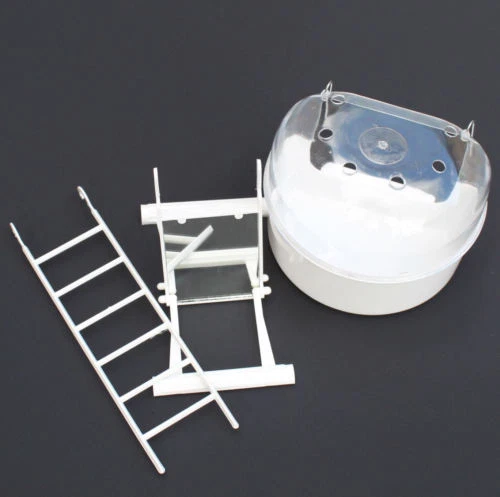 XXL-HEIMTIERCENTER Badehaus Spiegel Leiter für Ihren Vogelkäfig , super Spielzeug