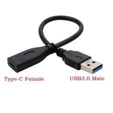 USB 3.1 Type C to USB 3.0 Type A Male-to-Female OTG Data Connector Cable Adapter