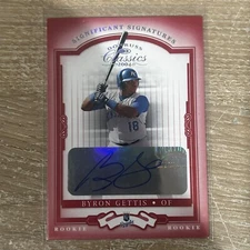 2004 Donruss Classics Significant Signatures Red /250 Byron Gettis #176 Auto