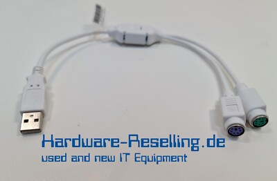 Trendnet TU-PS2/EUNL | USB zu PS/2 Maus und Tastatur Adapter Weiß