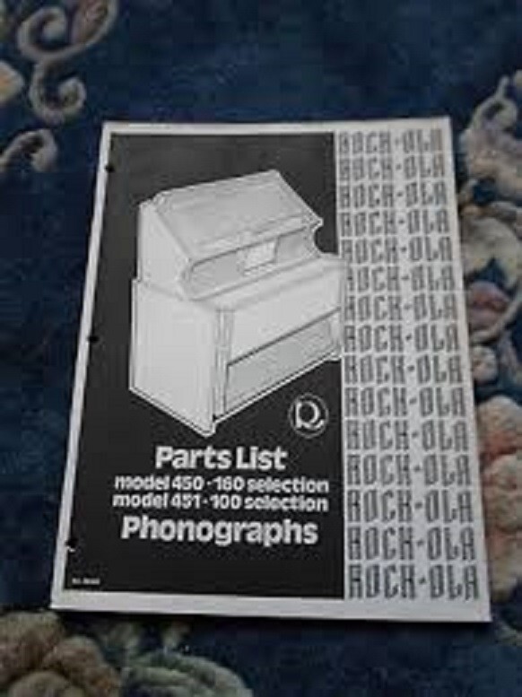 PARTS LIST AND TROUBLE SHOOTING GUIDE FOR ROCK-OLA JUKEBOX MODELS447 TO 452