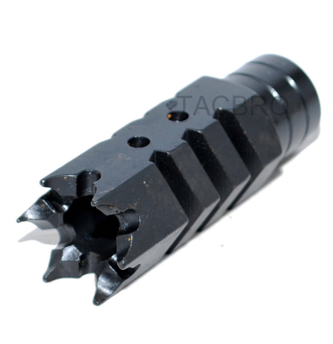 sakula 458 SOCOM All Steel Shark Style Muzzle Brake 5/8x32 Thread Pitch w