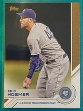 2017 TOPPS JACKIE ROBINSON DAY ERIC HOSMER #9 KANSAS CITY ROYALS