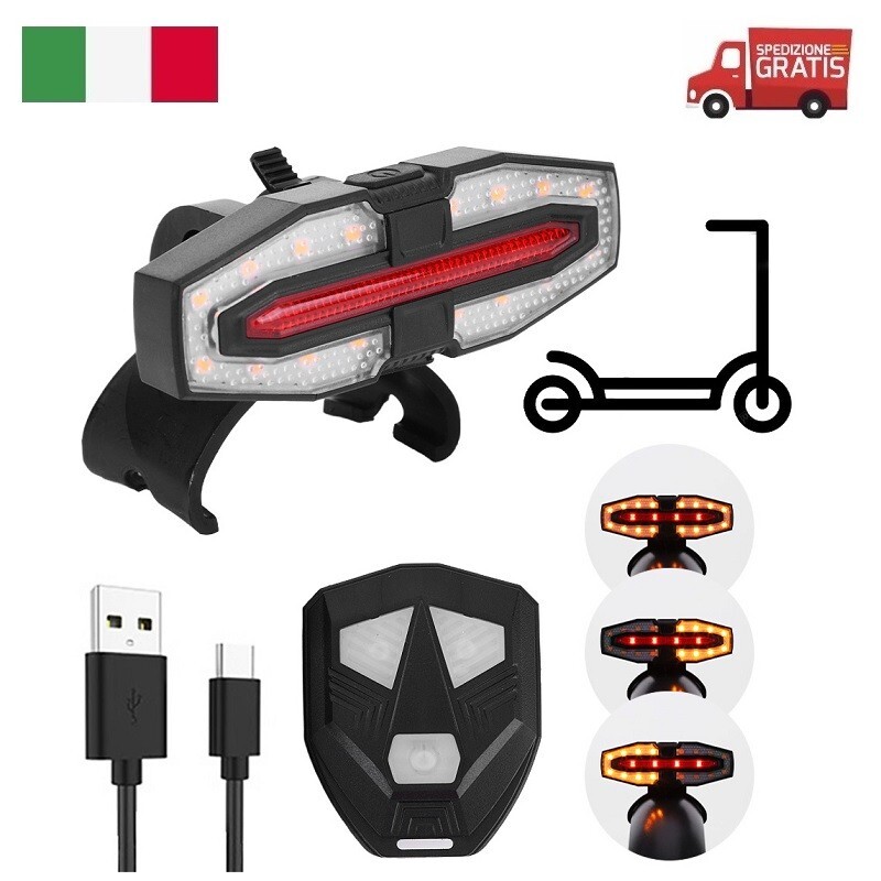 KIT INDICATORI DIREZIONE FRECCE MONOPATTINO ELETTRICO XIAOMI M365 PRO PRO2 1S
