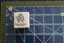 Stampin' Up Wood Rubber Stamp BUG ME ANYTIME Ladybug 2007 Very Punny C