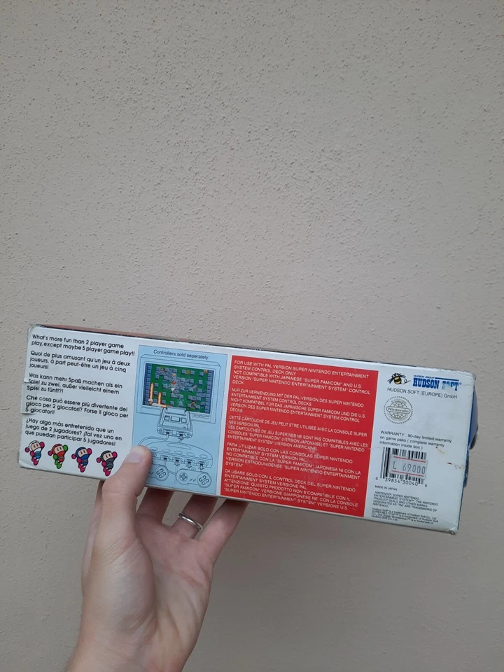 SUPER MULTITAP SUPER NINTENDO Pal Version Gig Electronic X 4 Controller SNES - Immagine 3 di 4