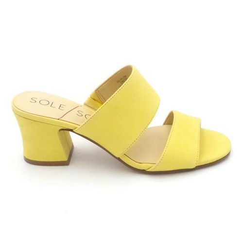pale yellow mules