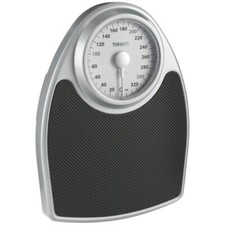 Analog Bathroom Scale With Extra Large Dial 330 Lb Capacity Comfort Grip