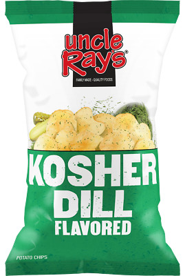 Uncle Ray's Dill Pickle Chips, 2.29 oz (Pack of 12)
