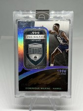 Dominique Wilkins 2014-15 Panini Eminence 1 Ounce Silver Bar Gold Auto /10 Hawks