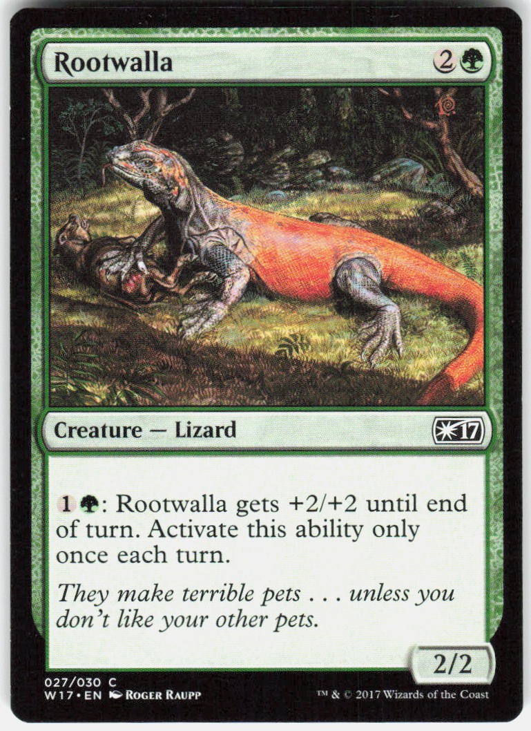 Rootwalla C Welcome Deck 2017 27 NM Roger Raupp