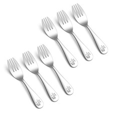 6 Pieces Toddler Forks, Stainless Steel Toddler Utensils