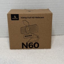 NexiGo N60 1080P Webcam with Microphone, Adjustable FOV, Zoom, Software Control