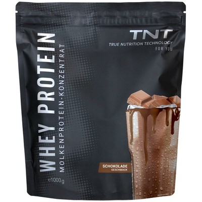 TNT Whey Protein Pulver (1000g) | Eiweißpulver Konzentrat mit Laktase