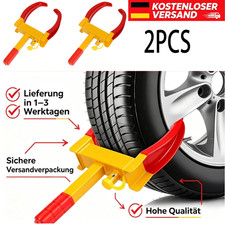 2&times;Universal Radkralle Parkkralle Wegfahrsperre Auto Anh&auml;nger Diebstahlschutz